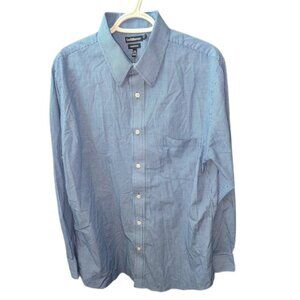 *3 FOR $9* Croft & Barrow Essentials Check Long Sleeve Button Dress Shirt 16 1/2